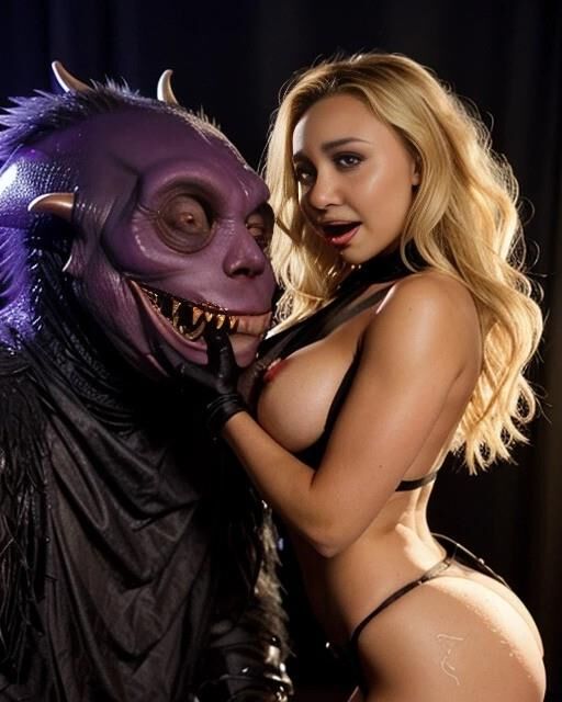 ヘイデン・パネッティーア ハロウィン モンスター セックス Ai