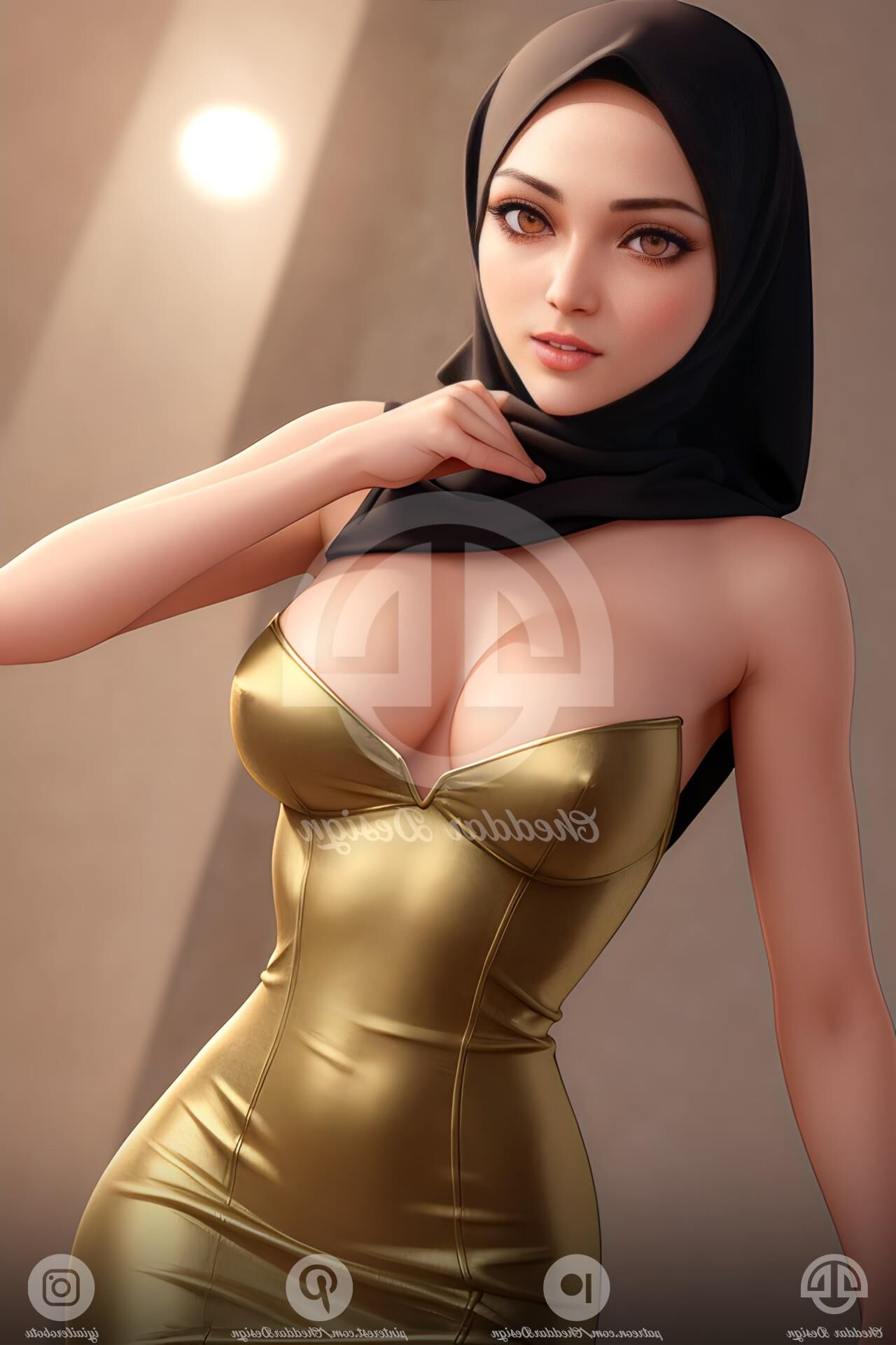 Sexy Hijab AI