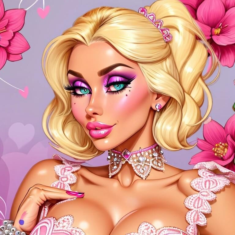 AI generada - Barbie Bimbo Princesa