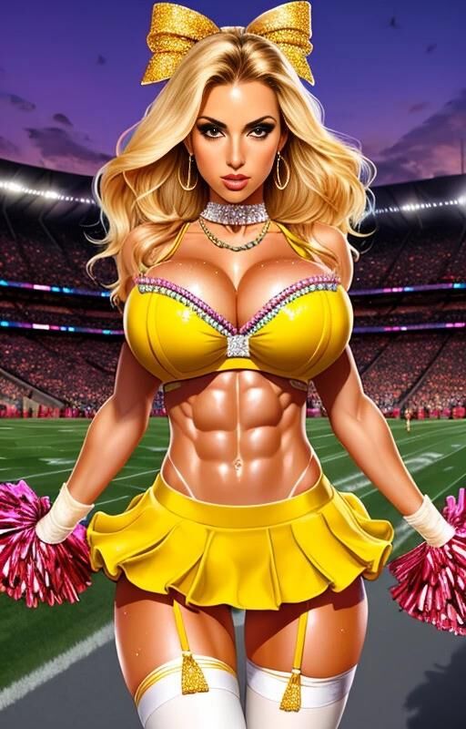 AI Generated - Cheerleader