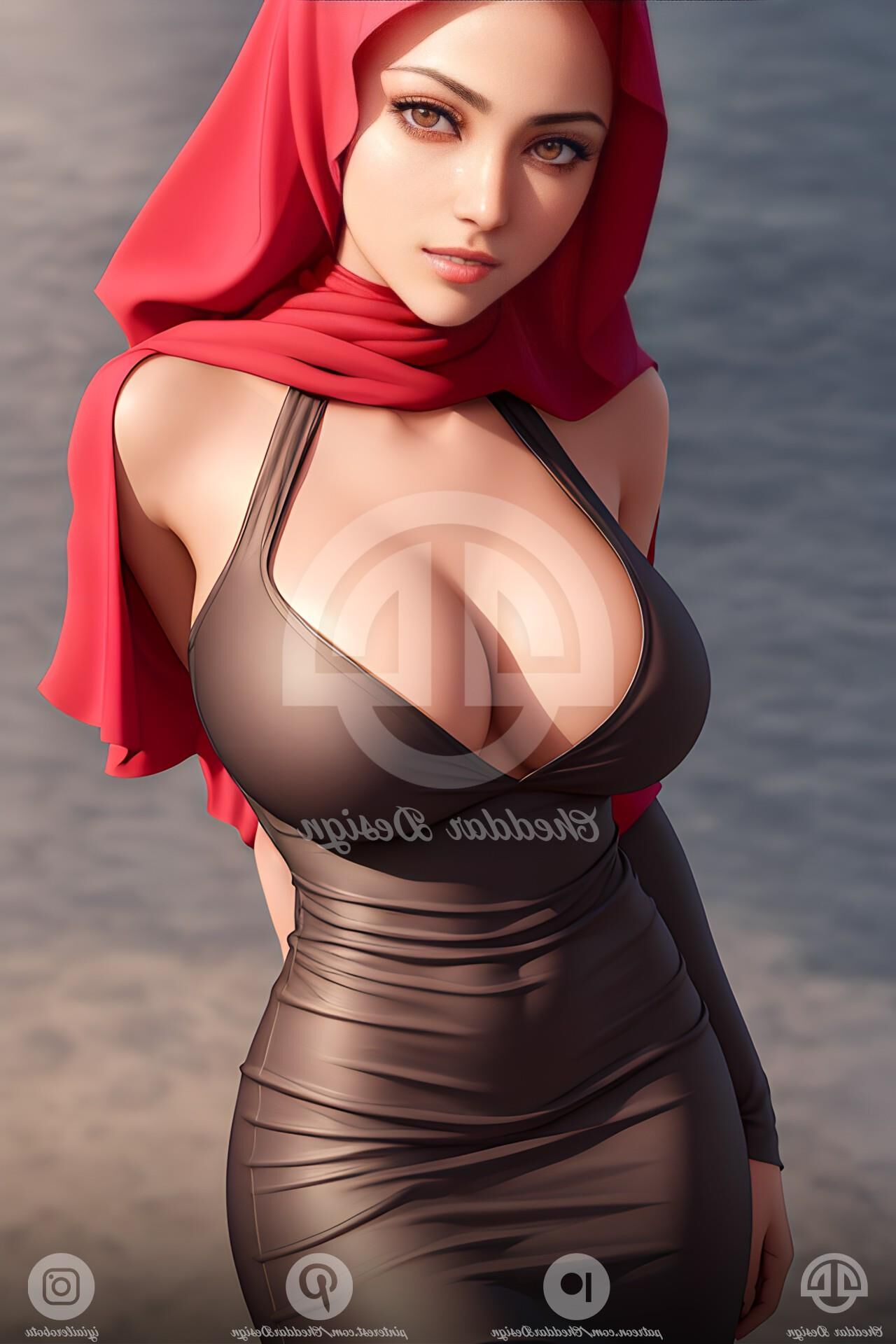 Sexy Hijab AI