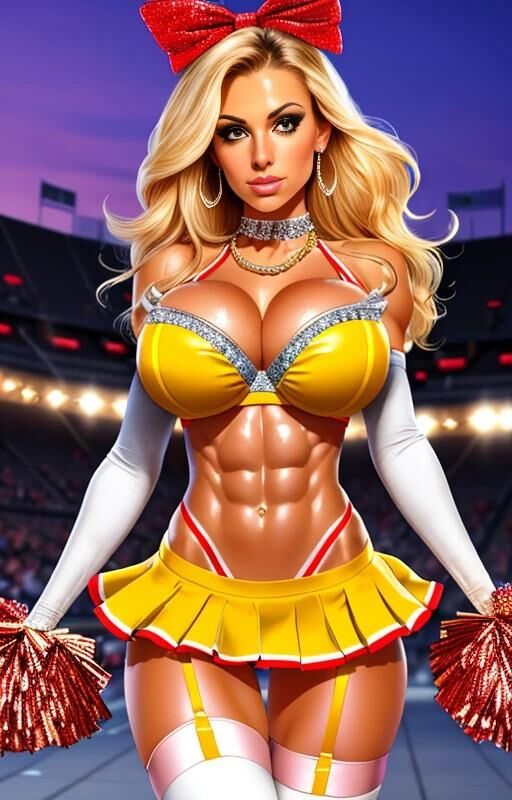 AI Generated - Cheerleader