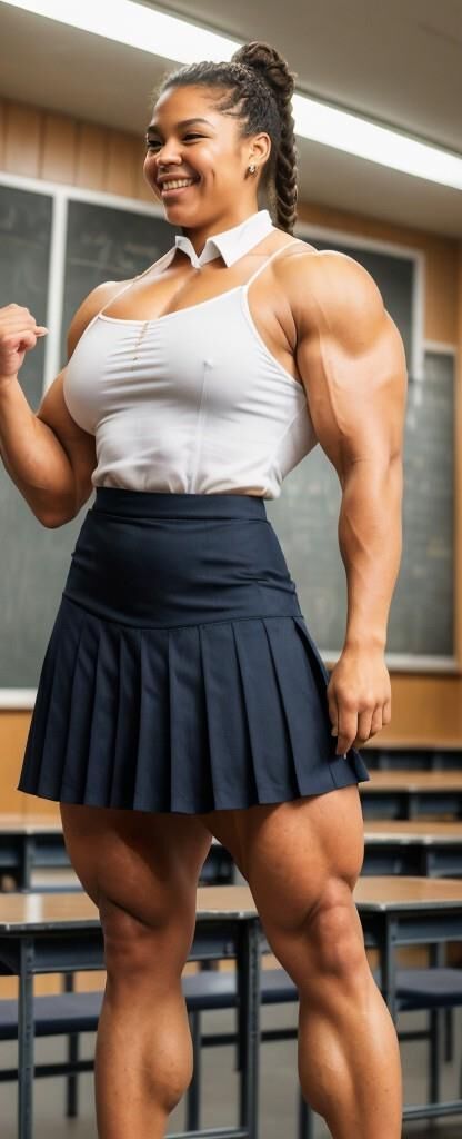 AI muscle women - Real hot, but not real. In case I missed any