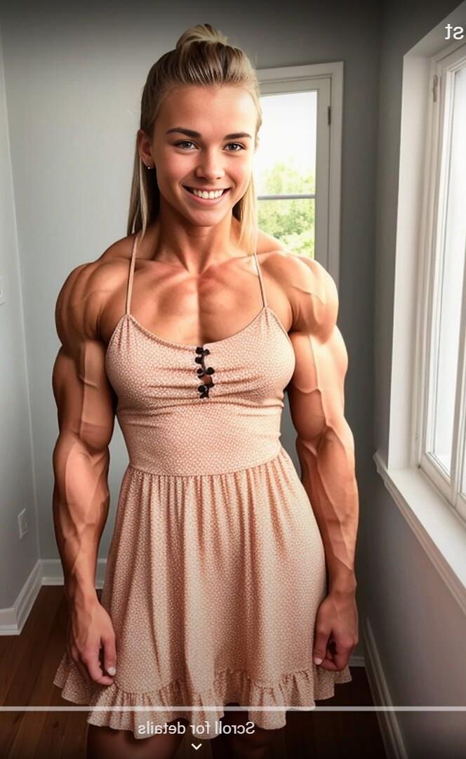 AI muscle women - These chicks aren't real