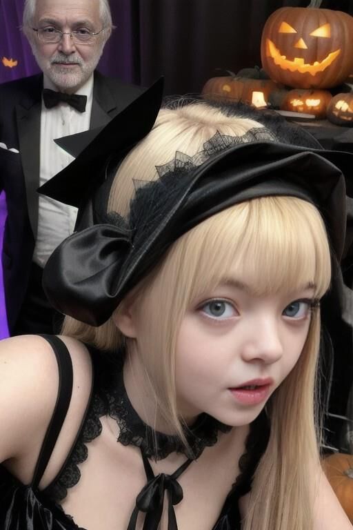 AI Generated 436: Halloween-Glamour