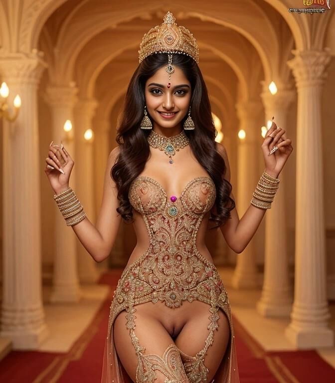 美しいインドの王女