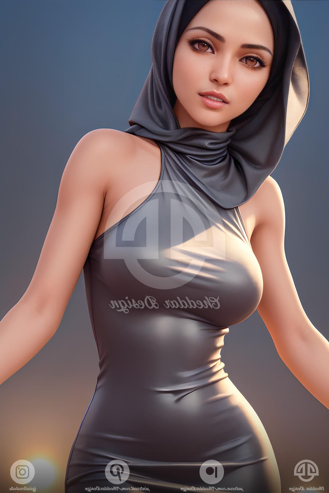 Sexy Hijab AI