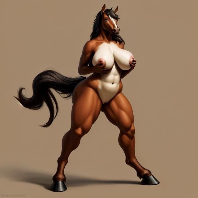 Furry horse lady 