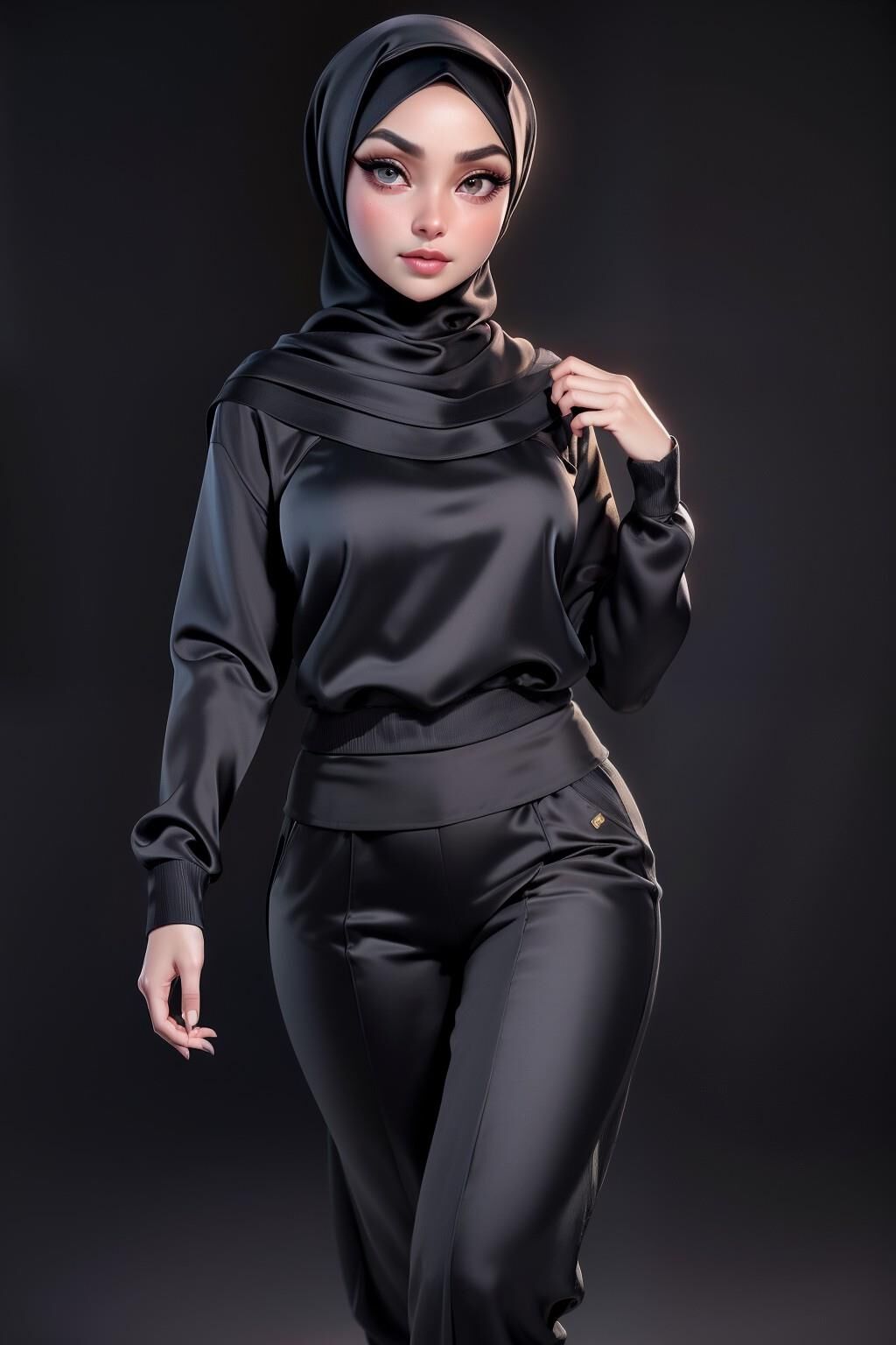 Sexy Hijab KI