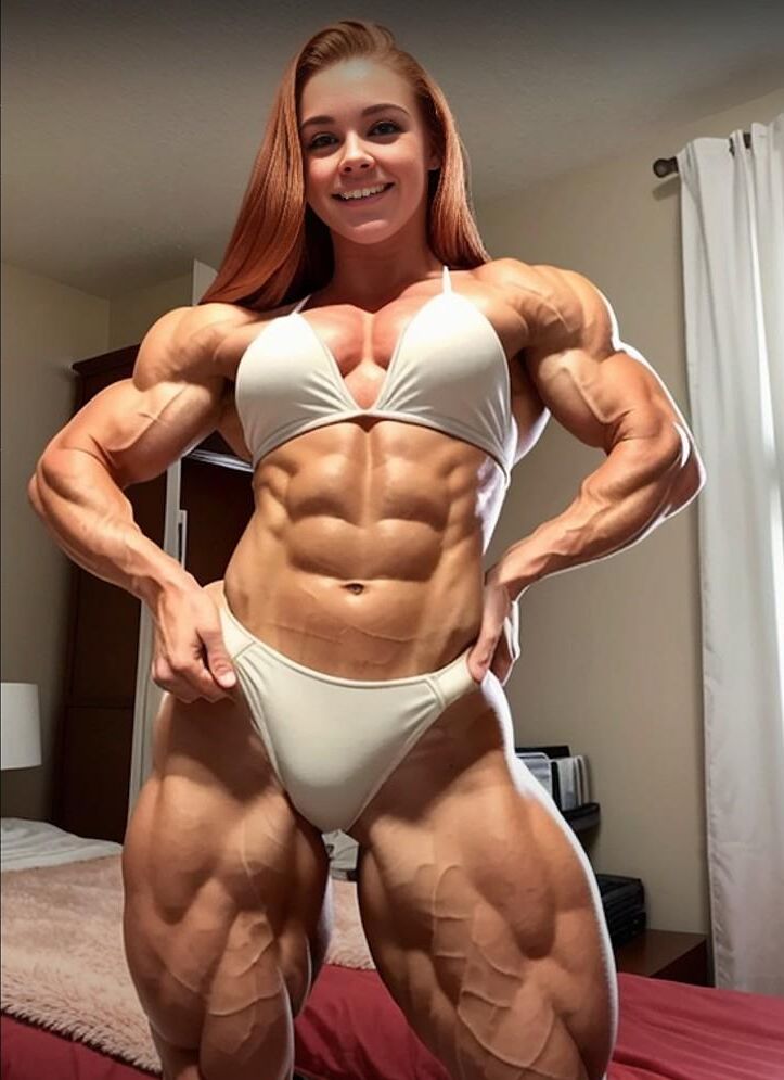 AI muscle women - These chicks aren't real