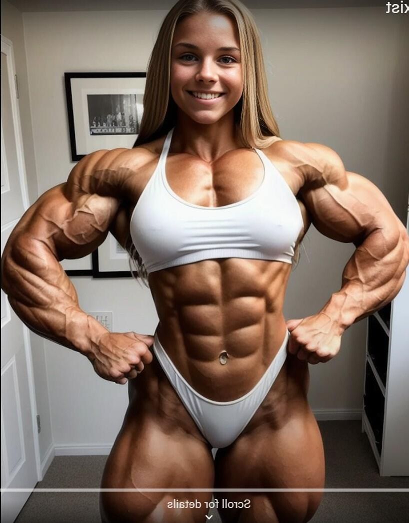 AI muscle women - These chicks aren't real