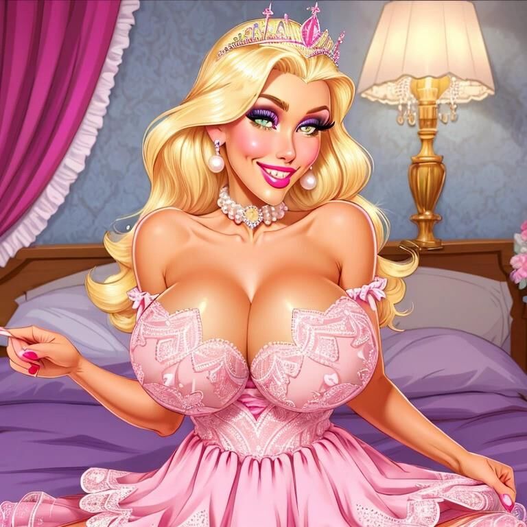 AI generada - Barbie Bimbo Princesa