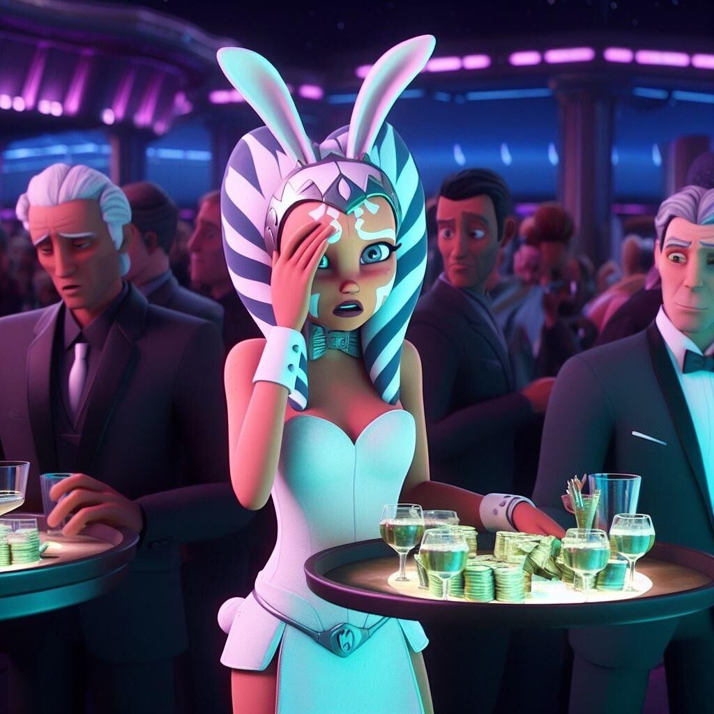 Disney Strip Club - Ahsoka, Elsa, Princesa Jasmine