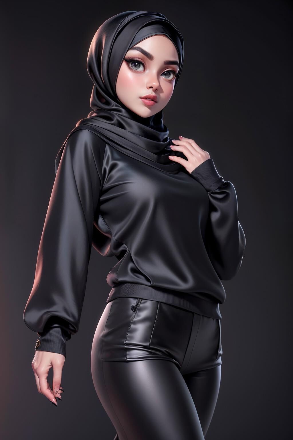 Sexy Hijab AI