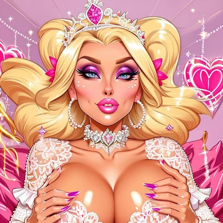 AI generada - Barbie Bimbo Princesa