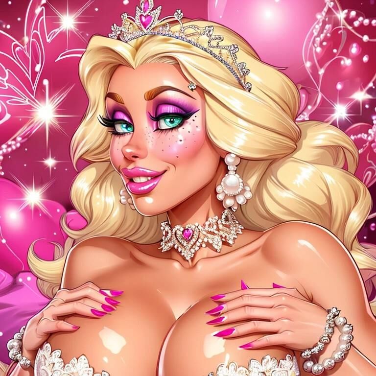 AI generada - Barbie Bimbo Princesa