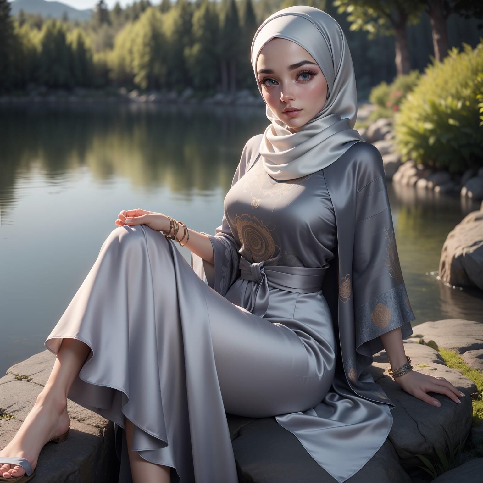 Sexy Hijab AI