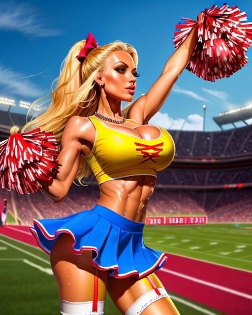 AI Generated - Cheerleader