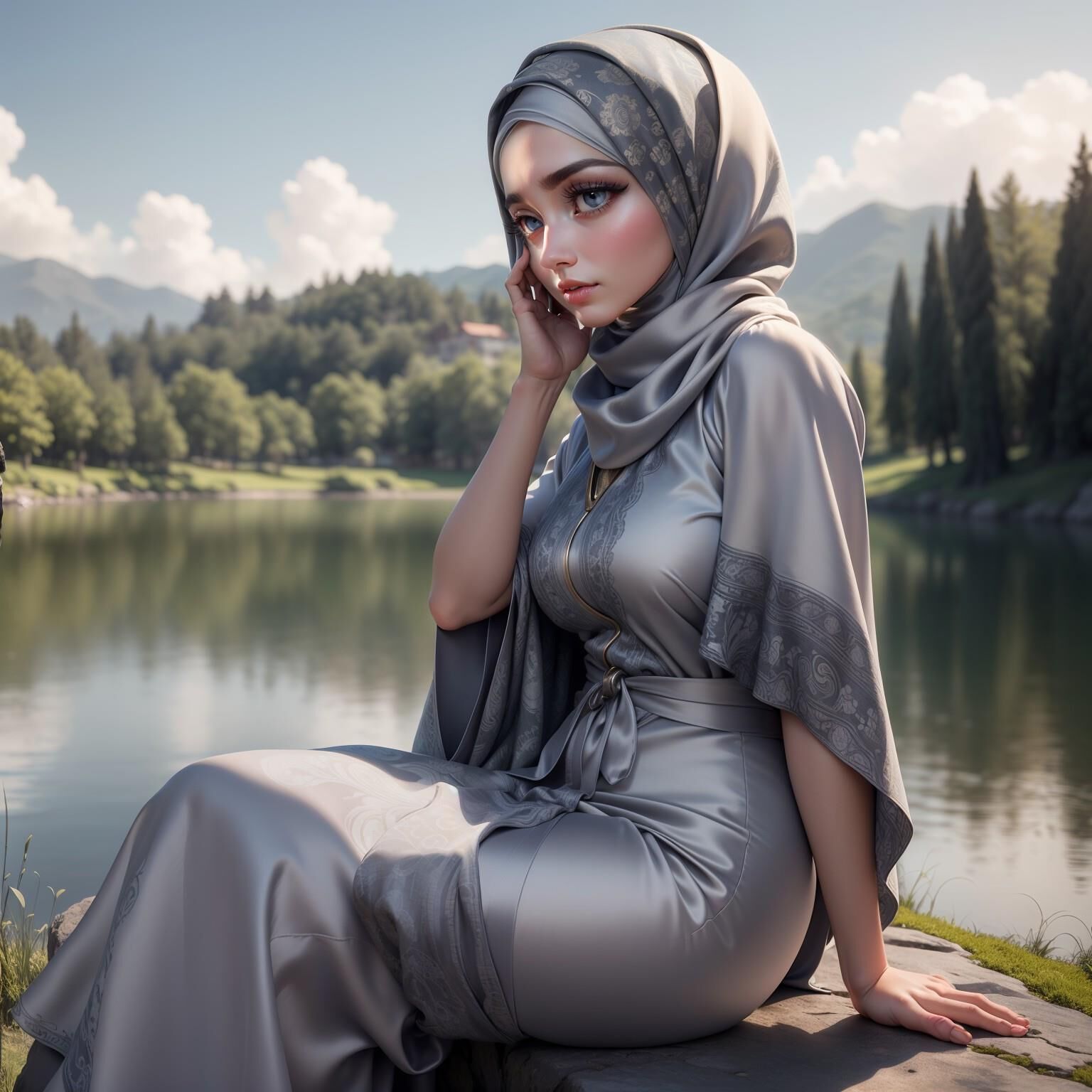 Sexy Hijab AI