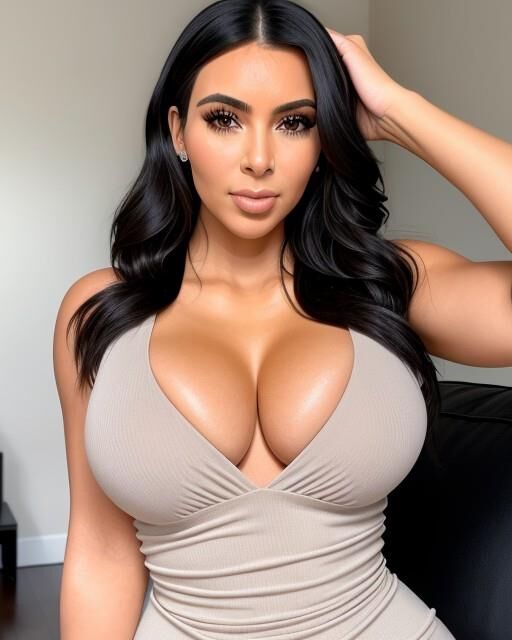 Kim Kardashian selfie AI