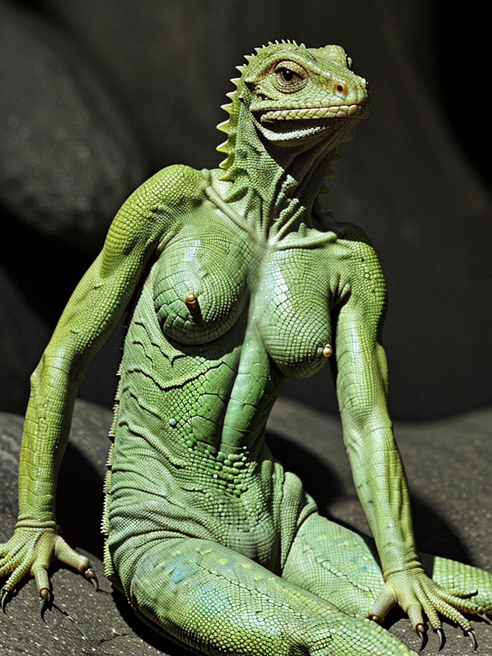 Illuminati Lizard Ladies form Outer Space