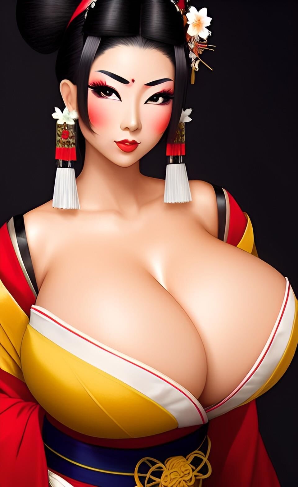 AI Big Boobs Geishas