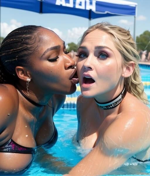 AI Pictures mostly interracial lesbian new models. 