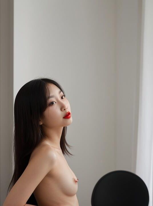 AI Nude and non nude chinese woman