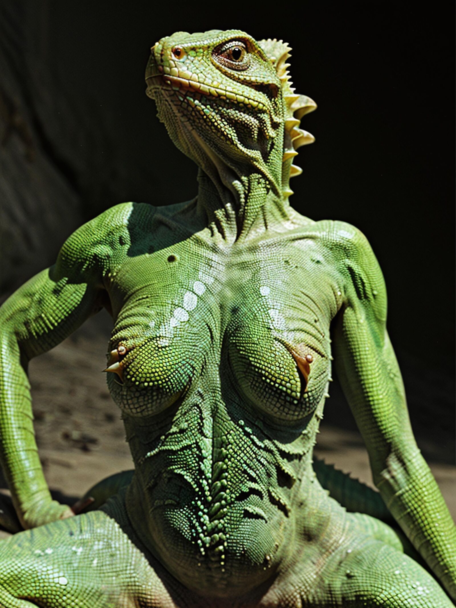 Illuminati Lizard Ladies form Outer Space