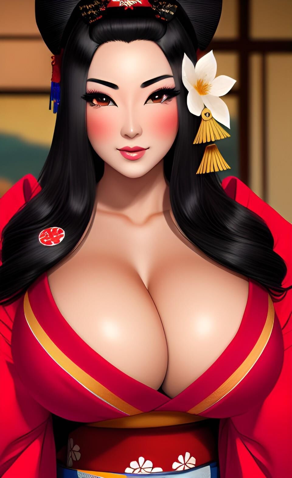 AI Big Boobs Geishas