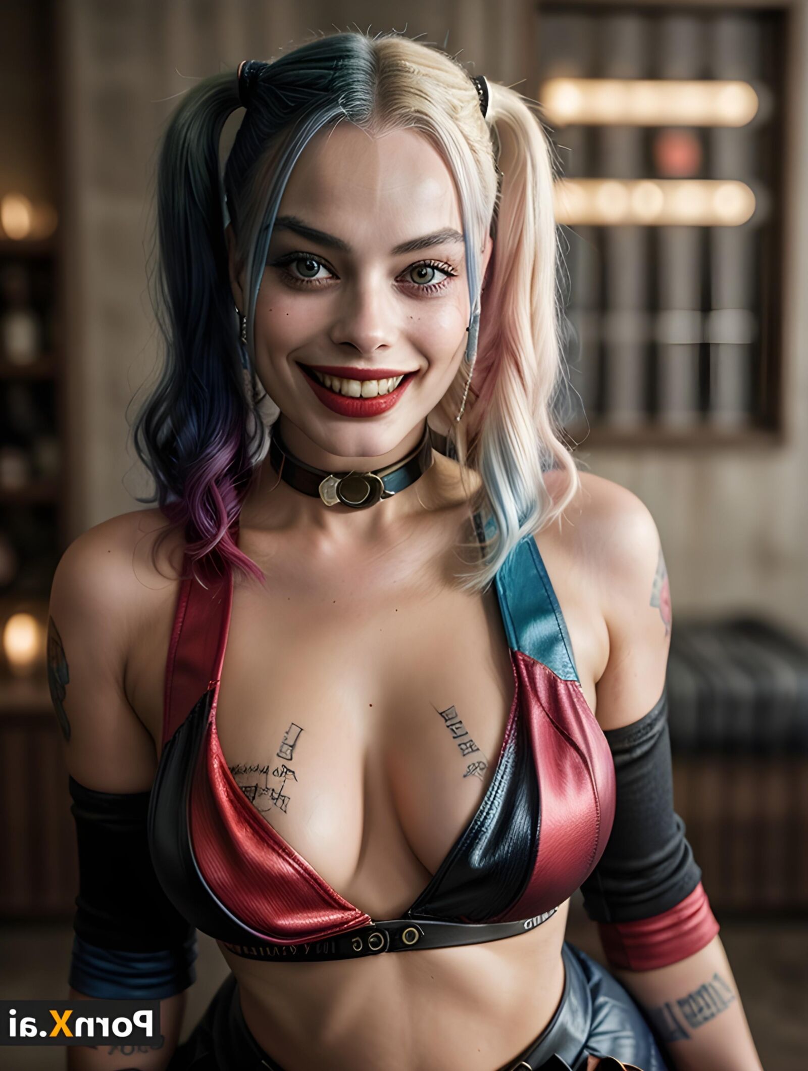 Minha fantasia Harley Quinn gerada por IA