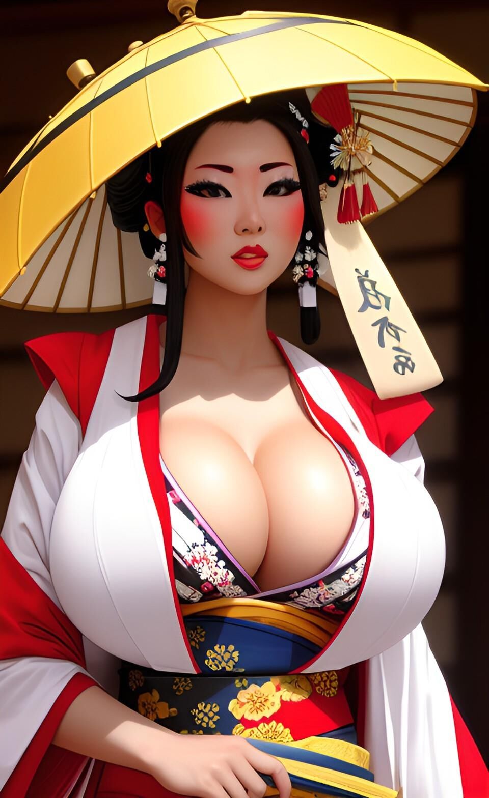 AI Big Boobs Geishas