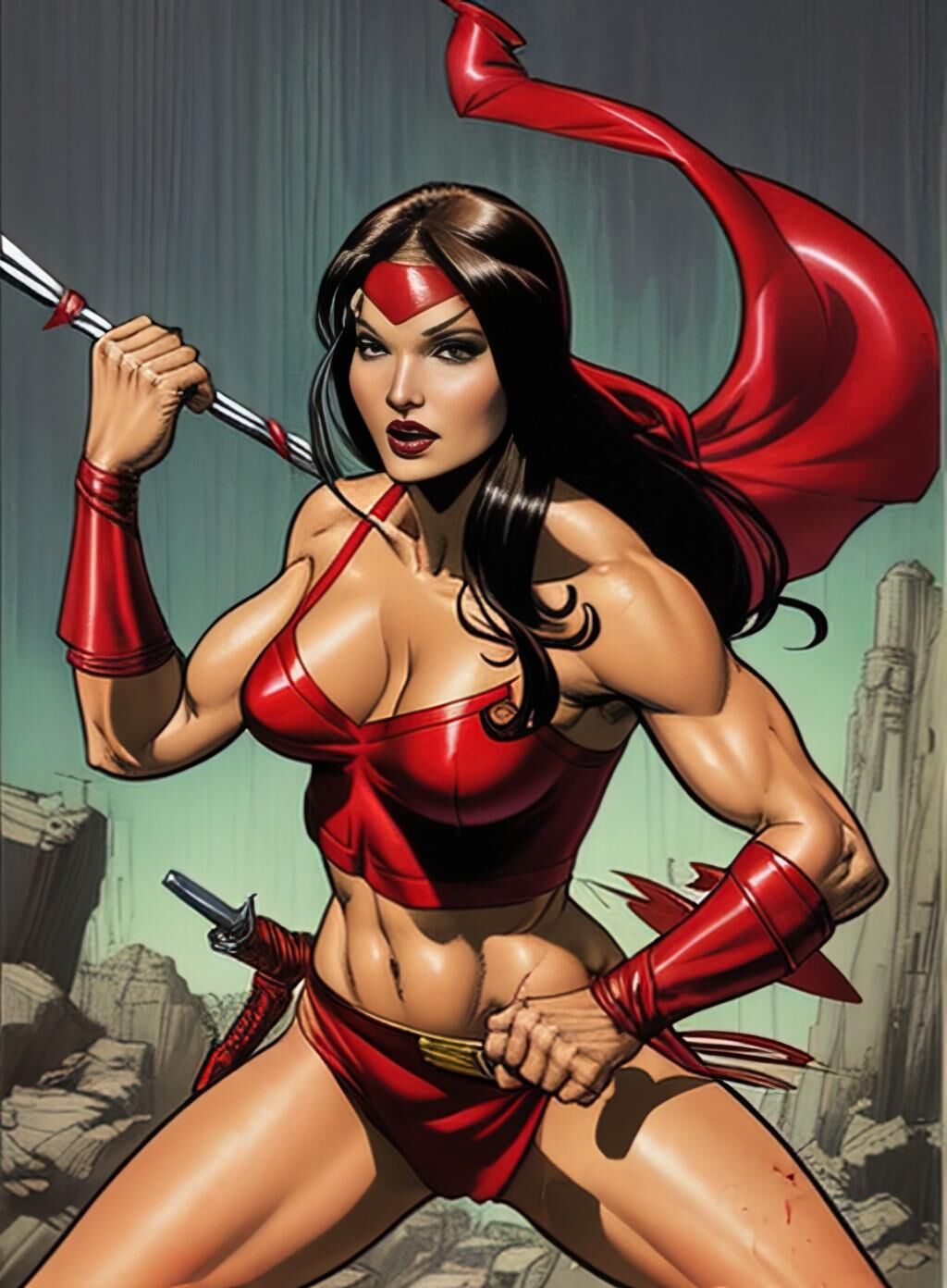 Sexy female superheroes