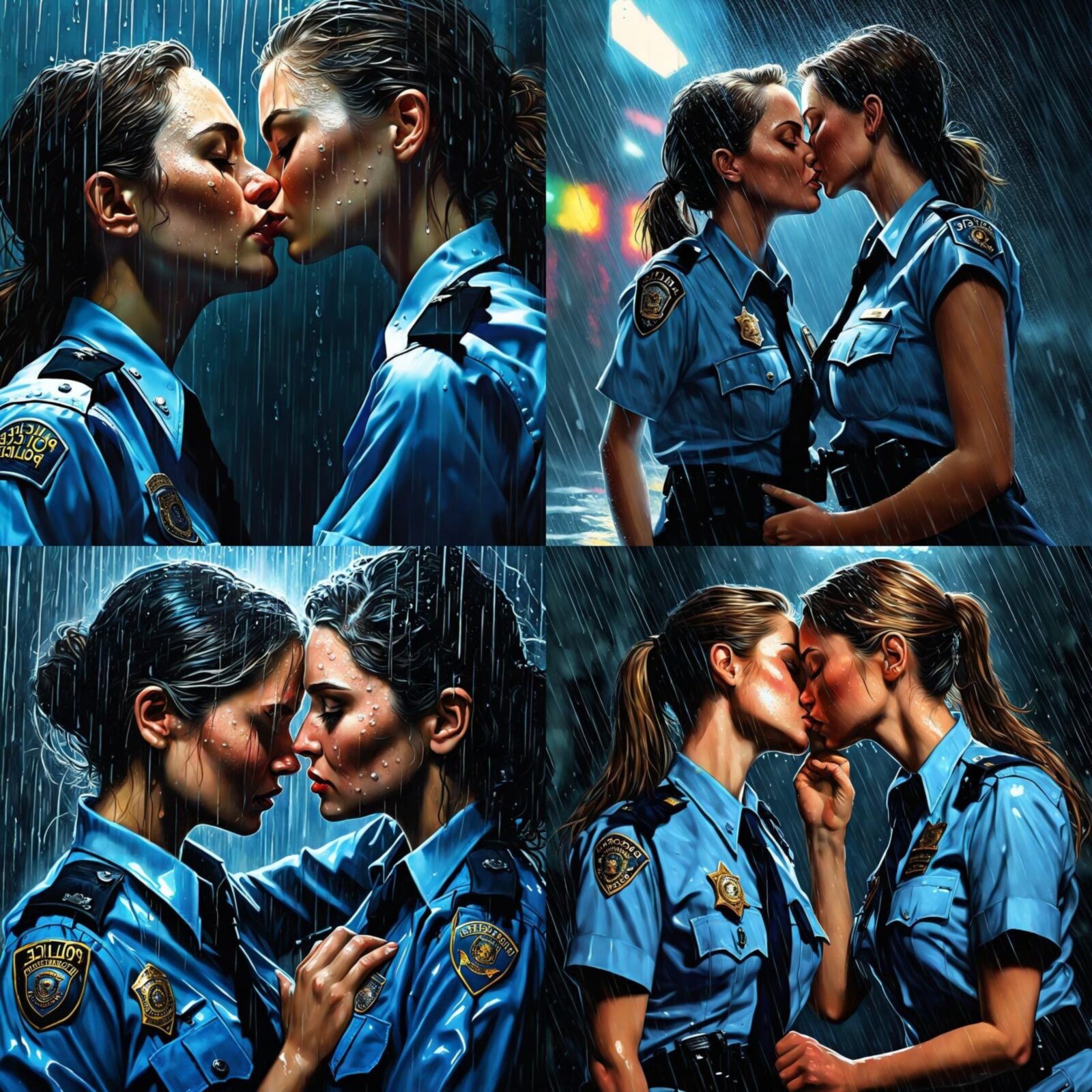 Sauna 'The Steamworks'... Gloryhole Mujeres policías en el sótano