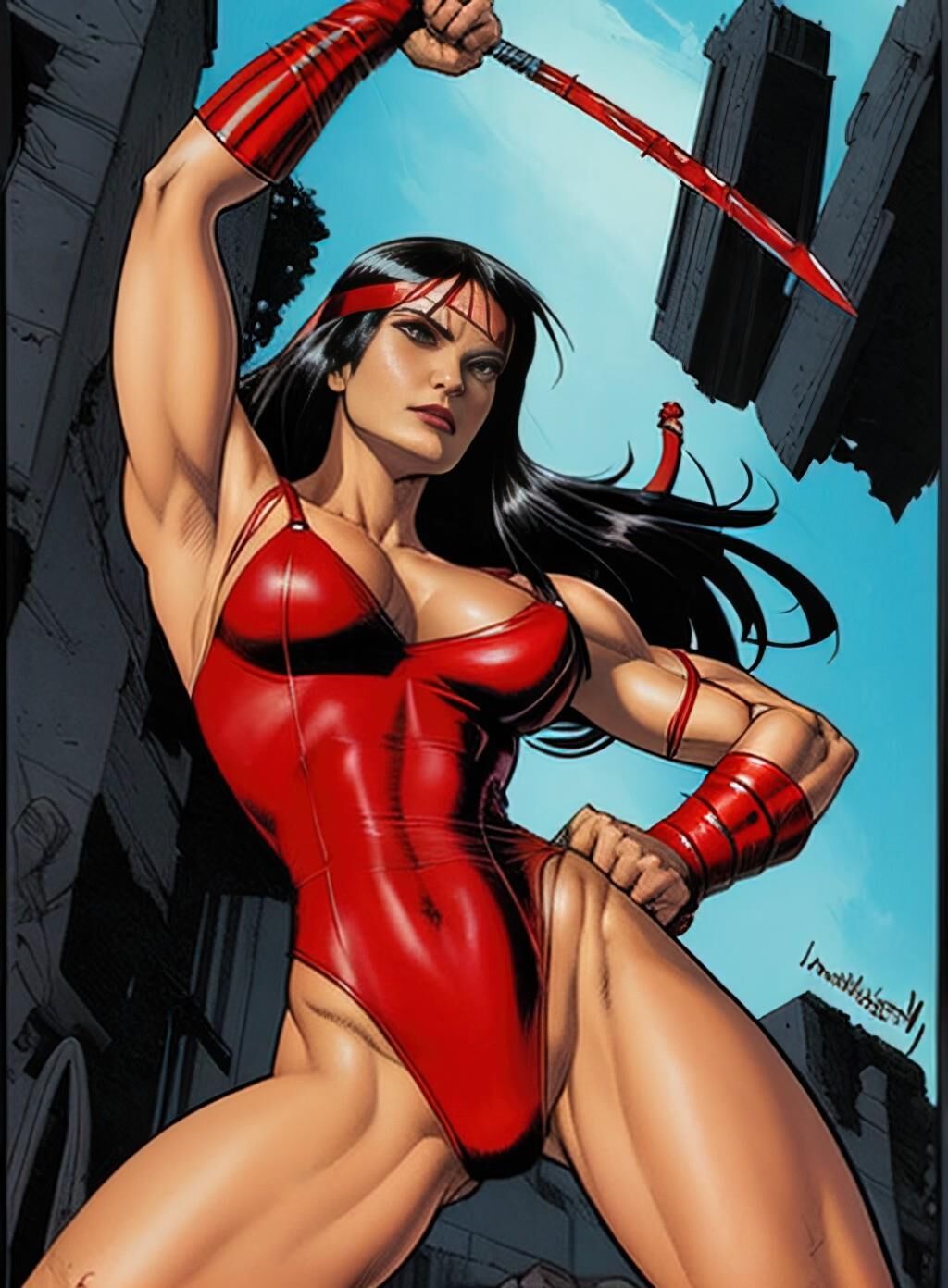 Sexy female superheroes