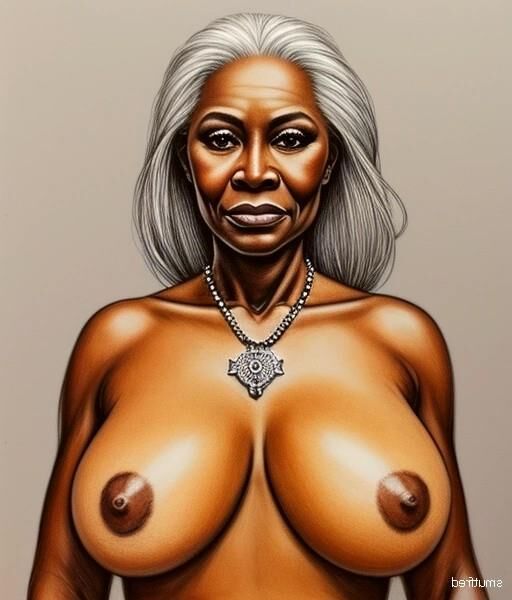 Drawings of Sexy Mature Ladies that were produced by AI