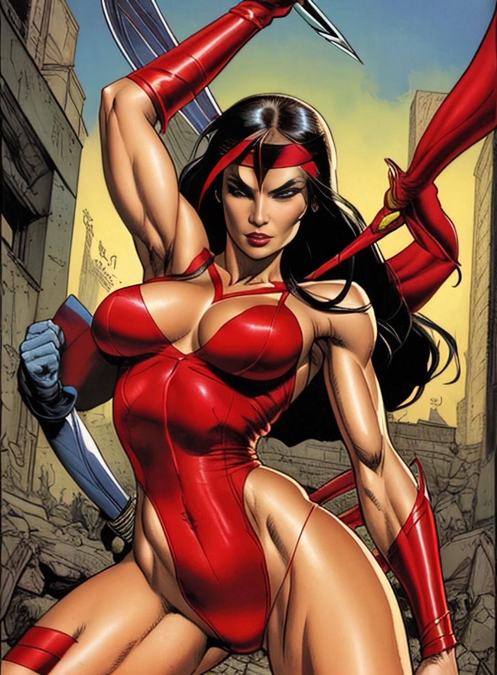 Sexy female superheroes