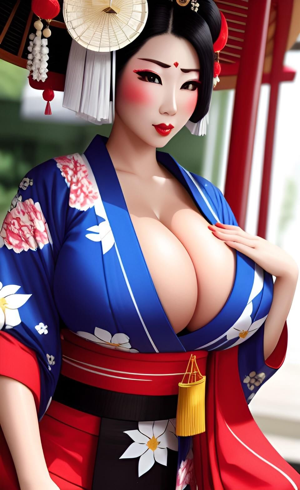 AI Big Boobs Geishas