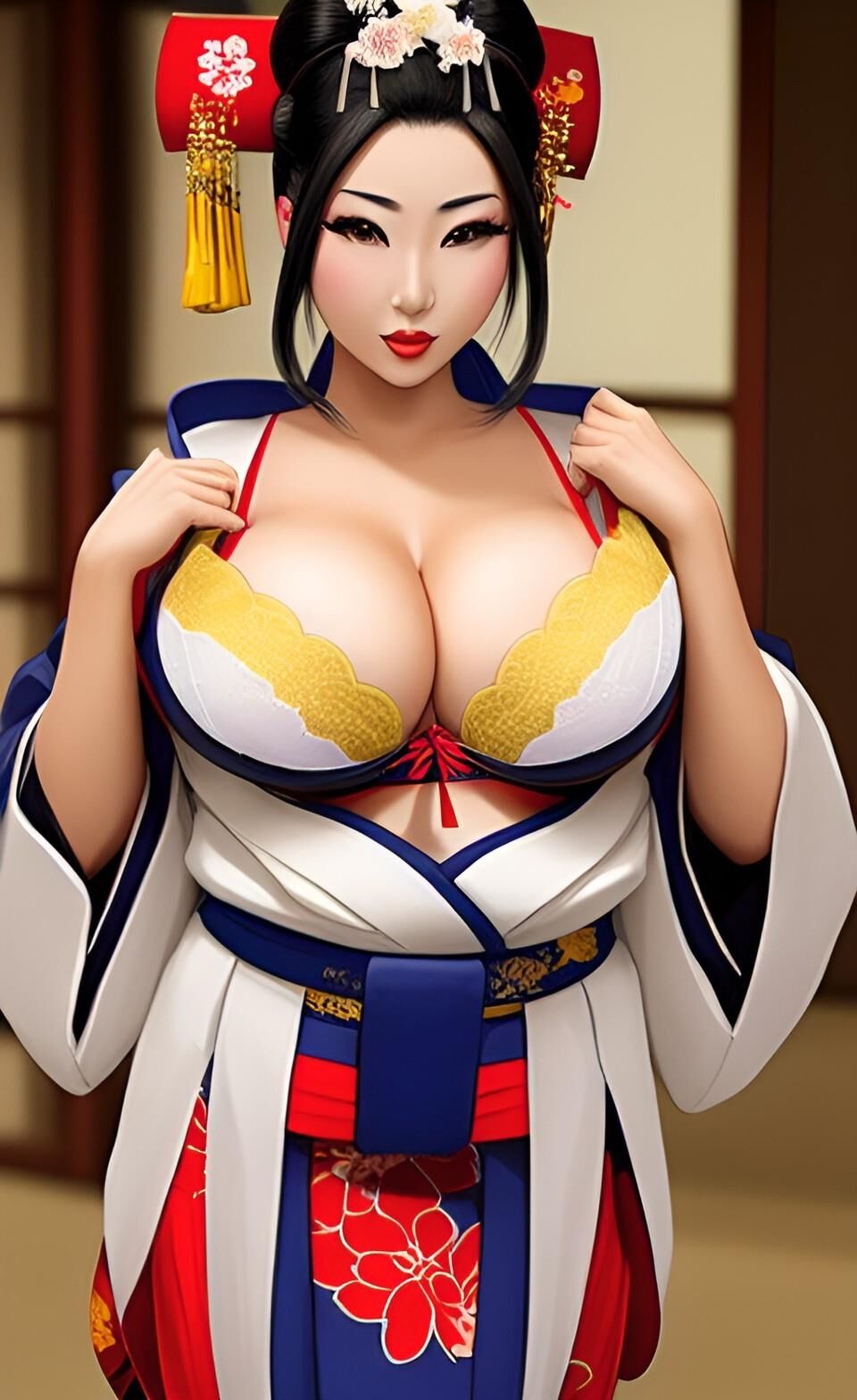 AI Big Boobs Geishas