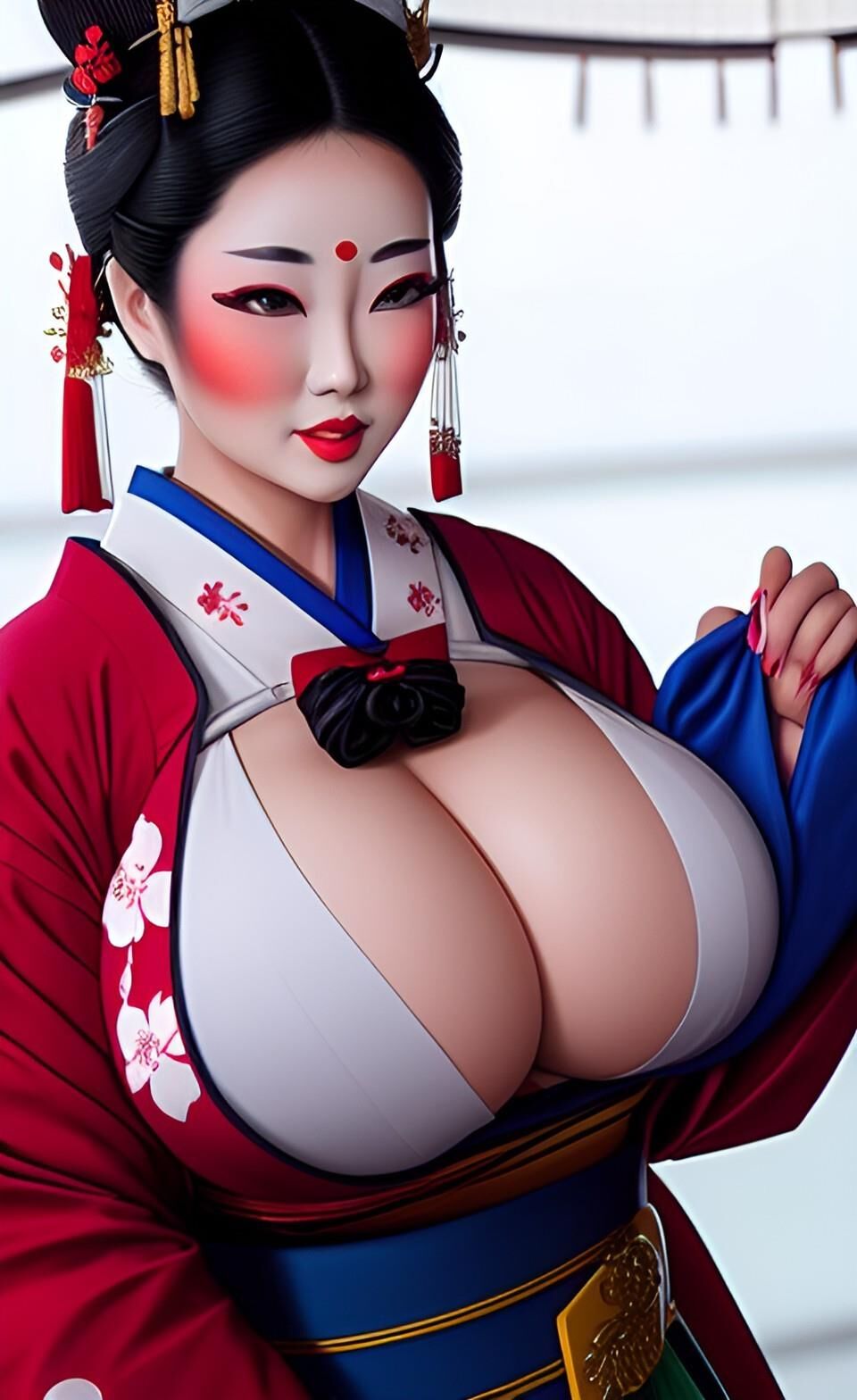 AI Big Boobs Geishas