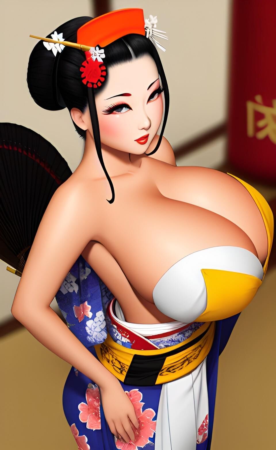 AI Big Boobs Geishas