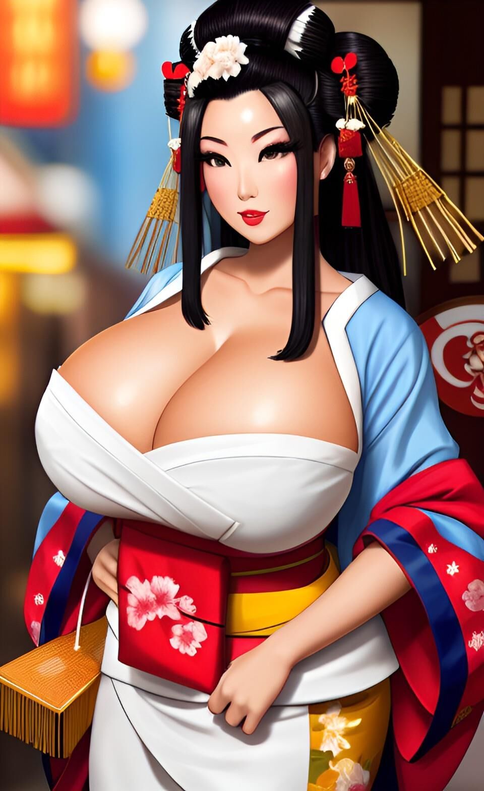 AI Big Boobs Geishas