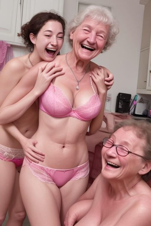 horny grandma and granddaughter