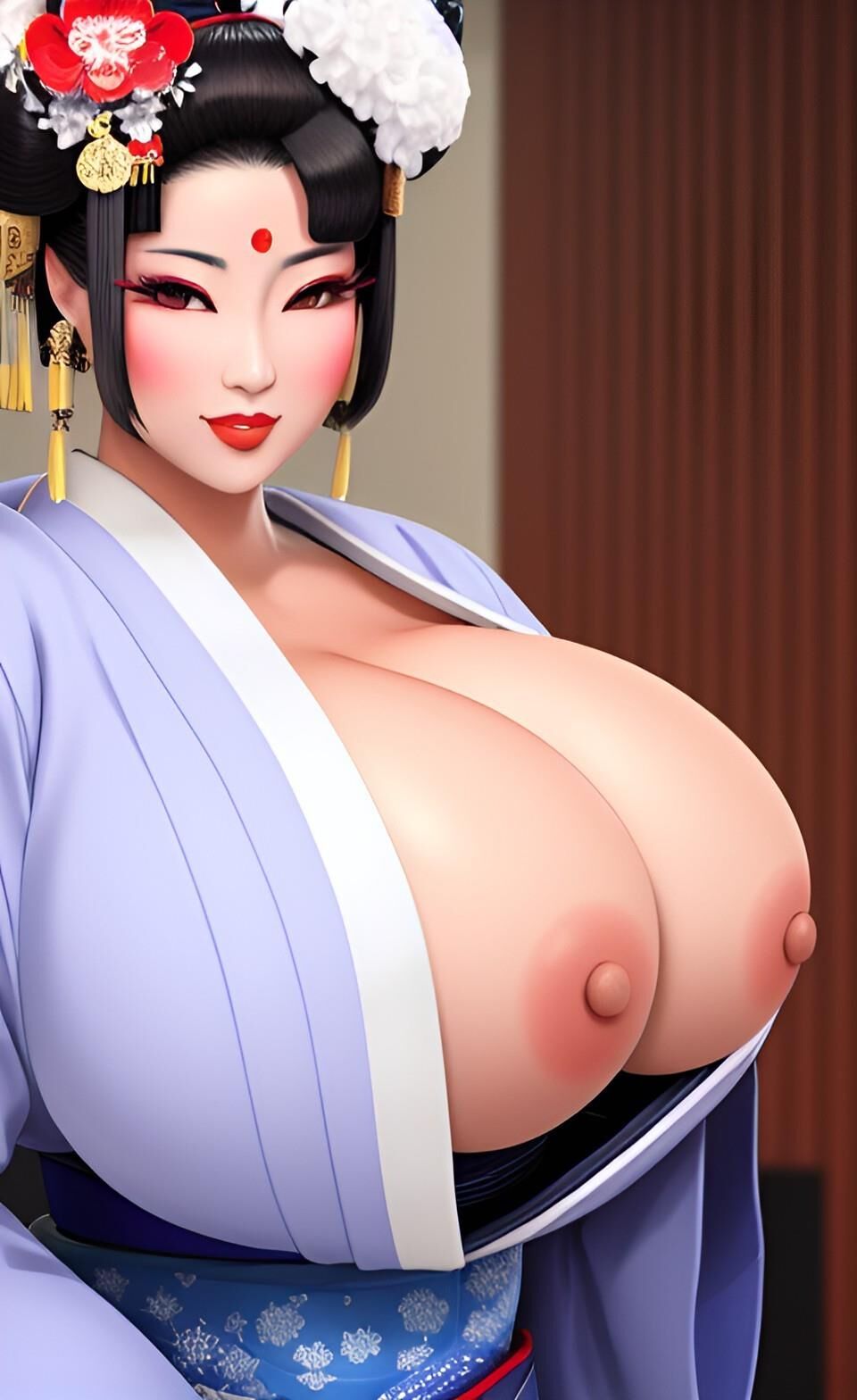 AI Big Boobs Geishas