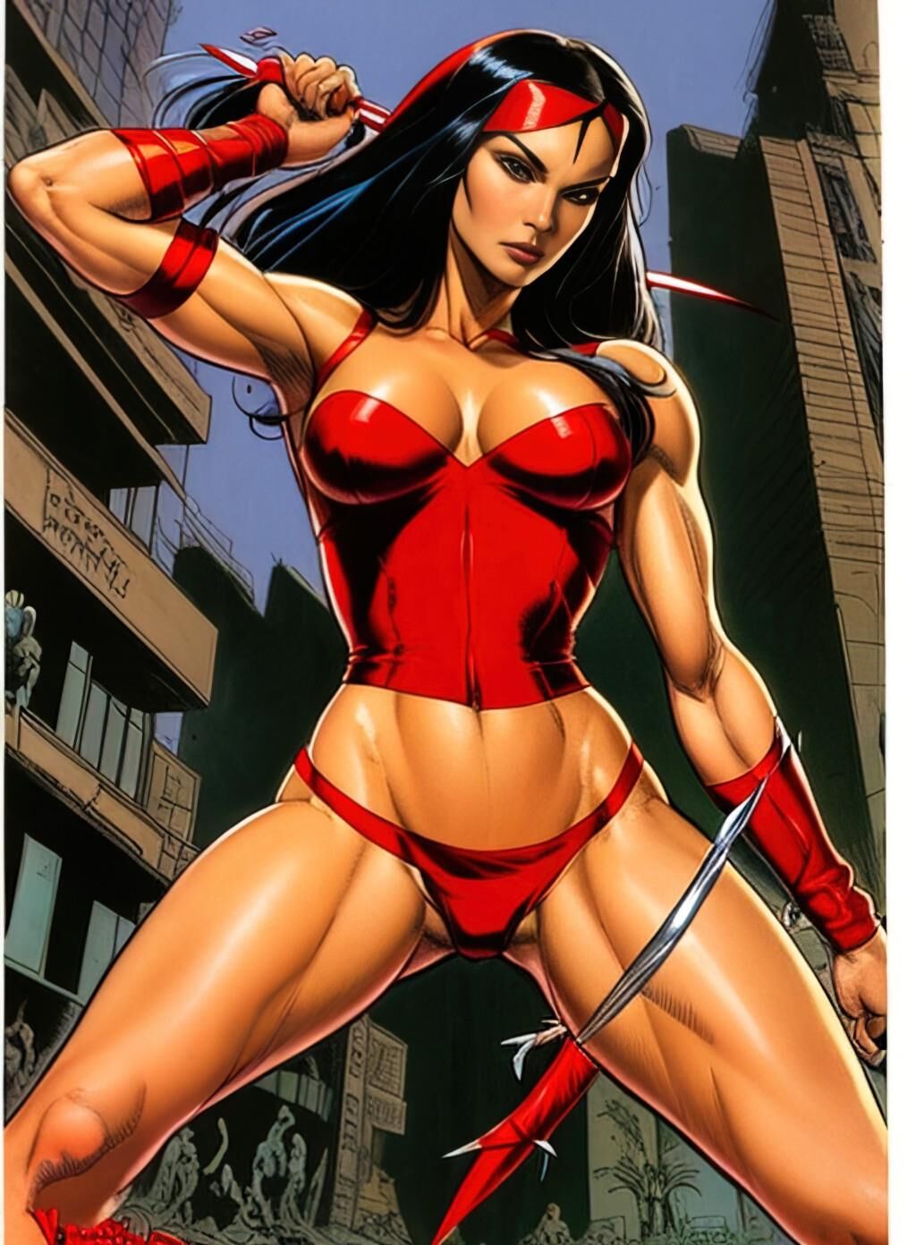 Sexy female superheroes