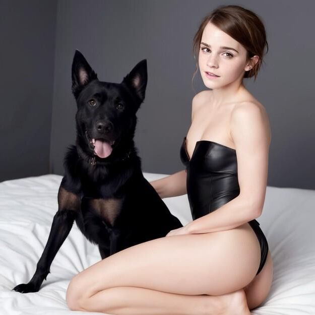  	 Ai dogs with girls 3