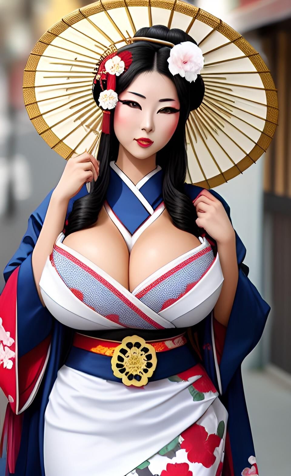 AI Big Boobs Geishas