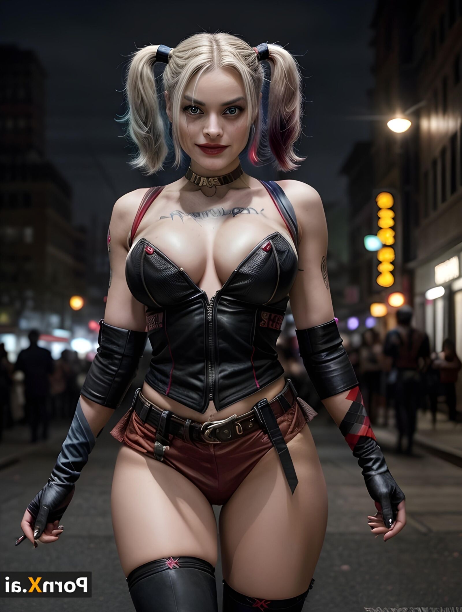 Minha fantasia Harley Quinn gerada por IA