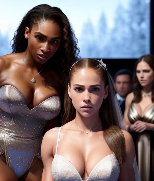 AI Pictures mostly interracial lesbian new models. 