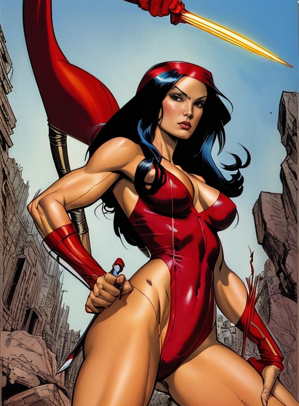 Sexy female superheroes